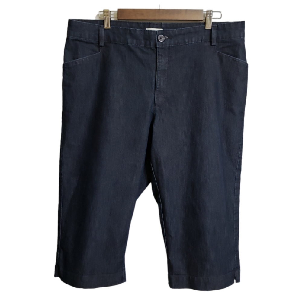 Lee Blue Denim Capris Jeans Women's Size 18